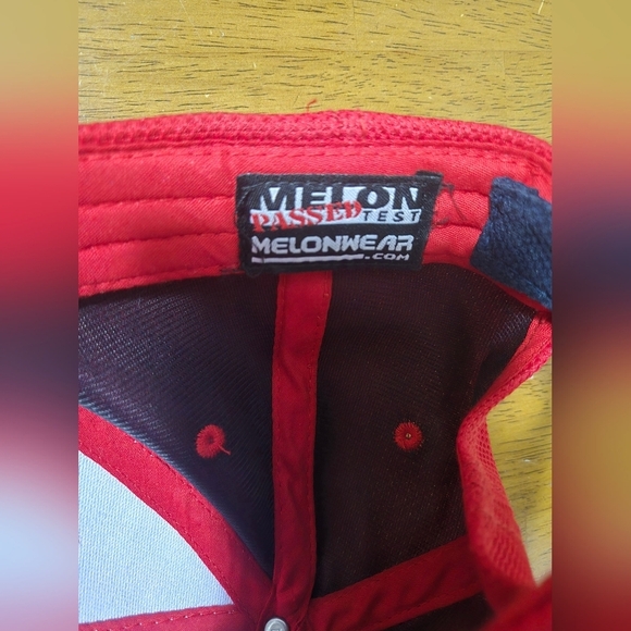 Minnesota Wild NHL Adjustable Hat Cap Hook & Loop Hockey Red White And Blue - Picture 7 of 7